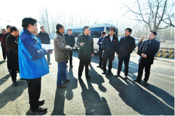 省人大檢查組到總公司商混生產(chǎn)基地檢查指導環(huán)保工作